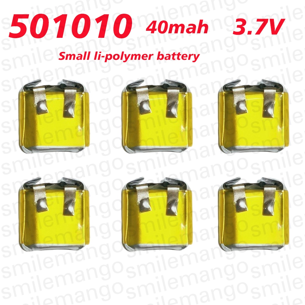 Smartwatch Headset - 501010 Batterij 3.7V 40mAh Lipo Oplaadbare