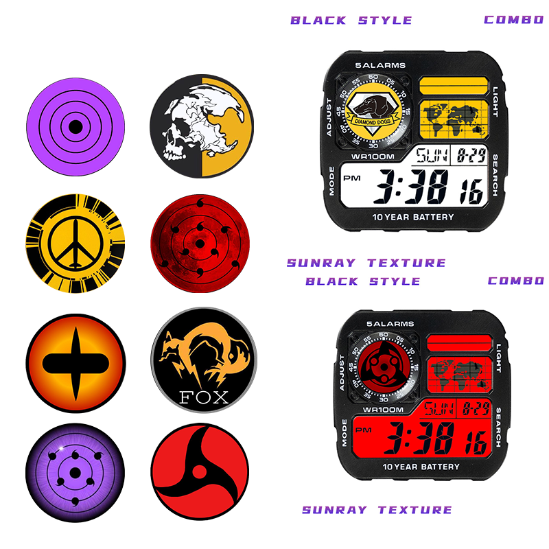 Watch Case Bumper - Bekijk modding-schermfiltersets voor Casio AE1200 Display