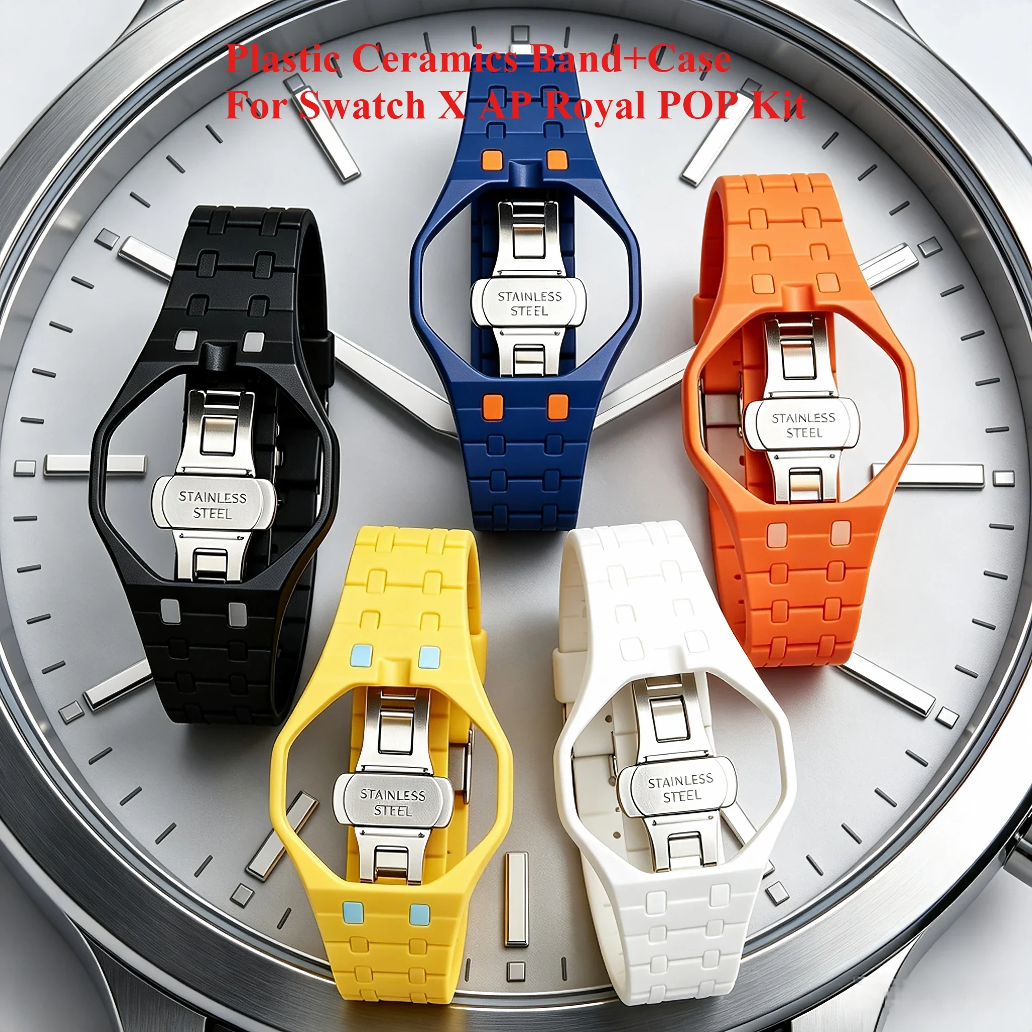 Smartwatch Case - Luxe modificatiekit voor Swatch X AP