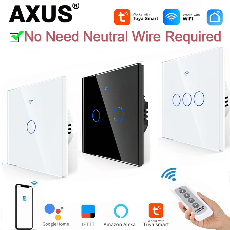 Smart Accessories - AXUS EU WiFi Slimme Lichtschakelaars Zonder