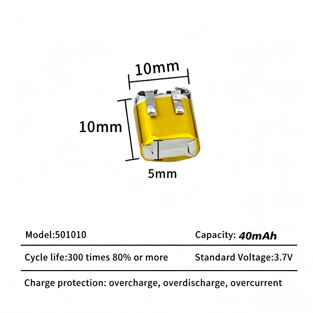 501010 Batterij 3.7V 40mAh Lip - Smartwatch Headset recensie en prijs