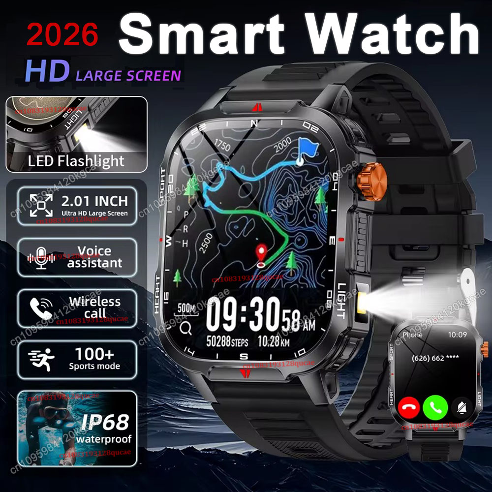 2026 Nieuwe Robuuste Militaire - Smartwatch X12 recensie en prijs