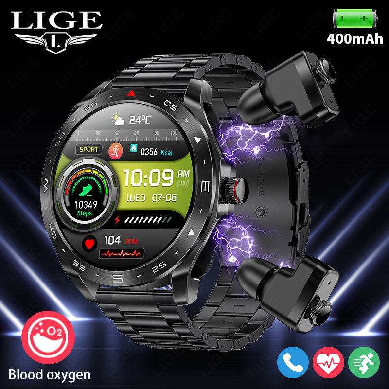 LIGE Smartwatch met oordopjes  - Smartwatch Headset recensie en prijs