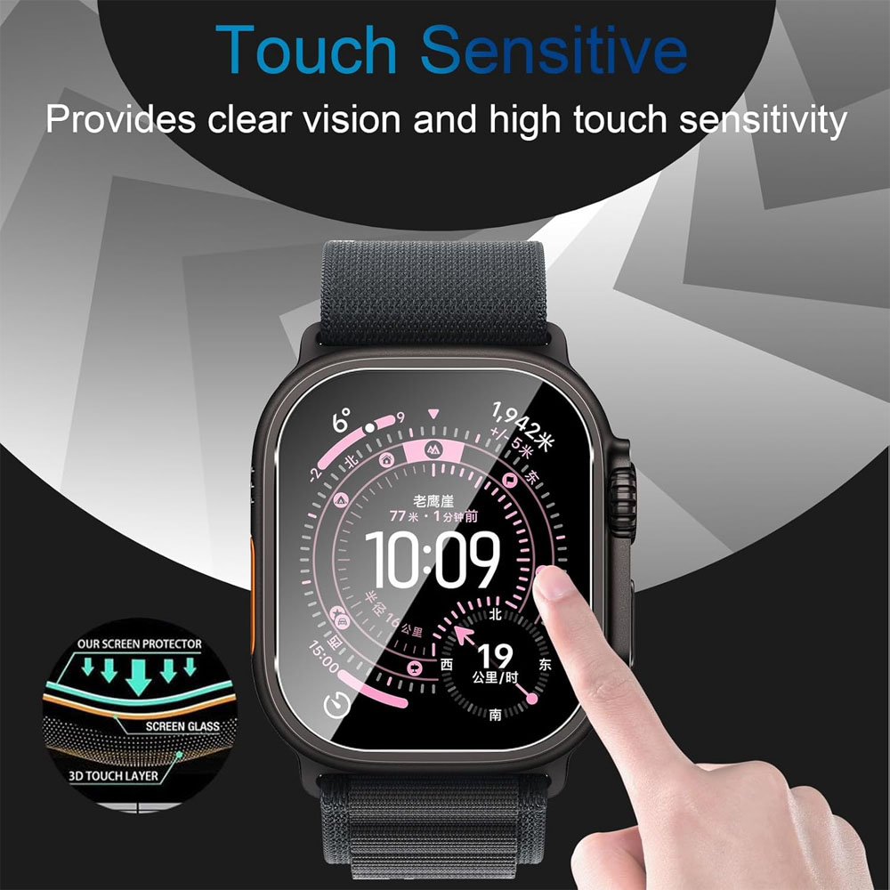 Gehard glas voor Apple Watch U - Smartwatch Case recensie en prijs