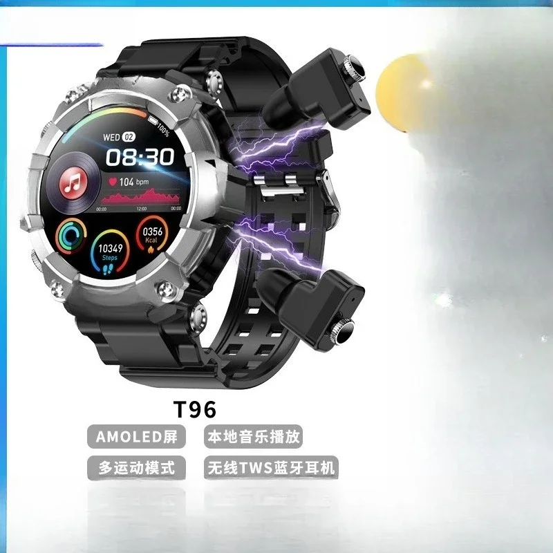 Populaire T96 gezondheidsmonit - Smartwatch Headset recensie en prijs