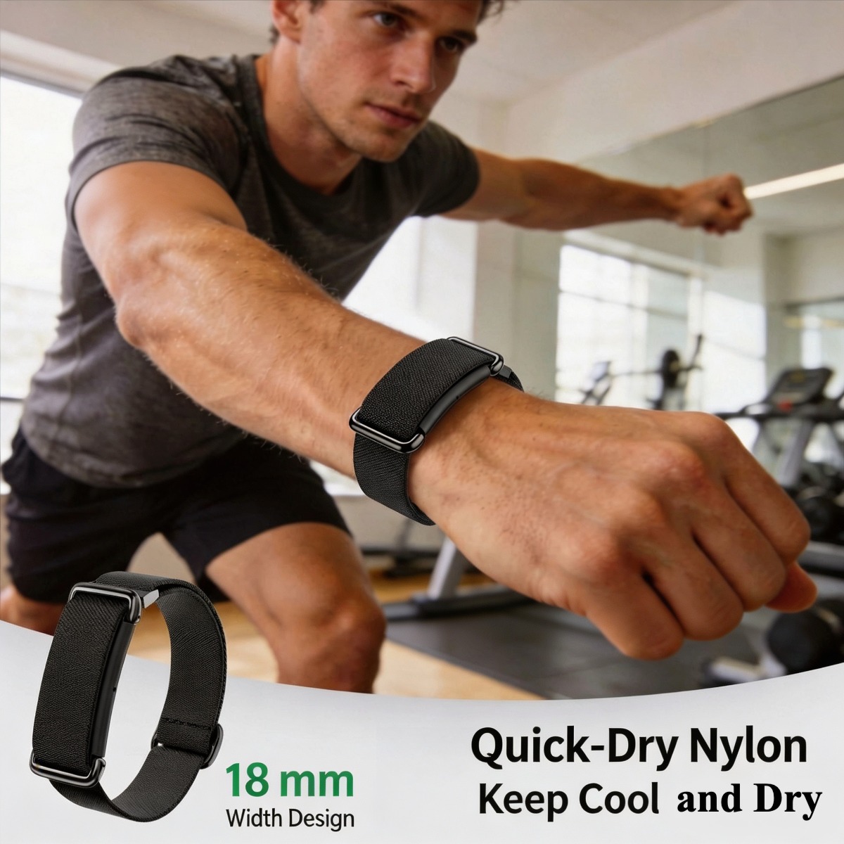 Nylon polsband & armband voor  - Sport Loop Strap recensie en prijs