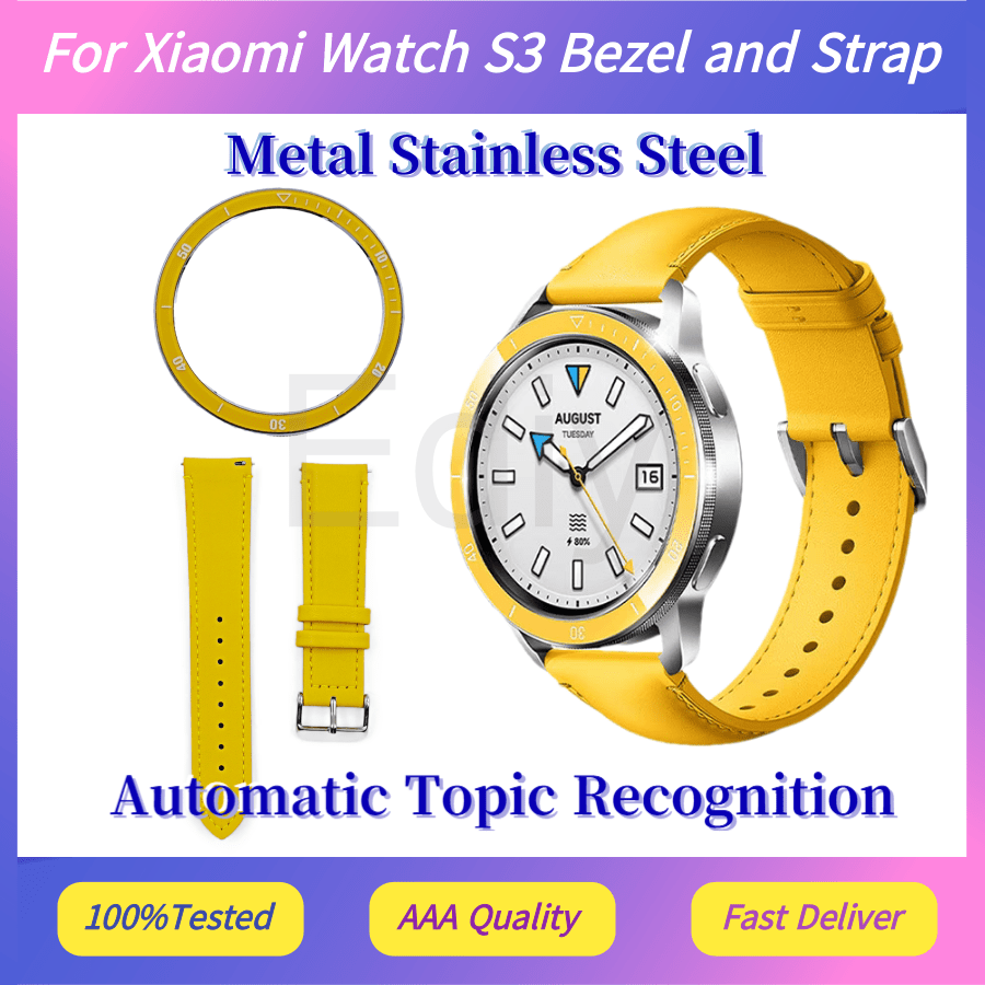 Voor Xiaomi Watch S3 Bezel en  - Xiaomi Smartwatch S3 Accessories recensie en prijs