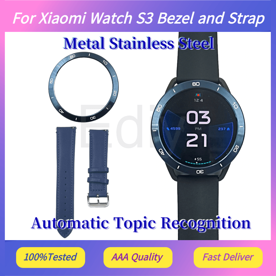 Voor Xiaomi Watch S3 Bezel en  - Xiaomi Smartwatch S3 Accessories recensie en prijs