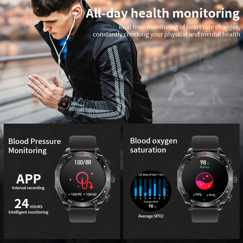 LIGE TWS 2-in-1 Smartwatch met - Smartwatch Headset recensie en prijs